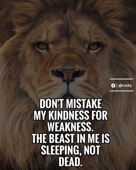 don't consider my kindness for weakness